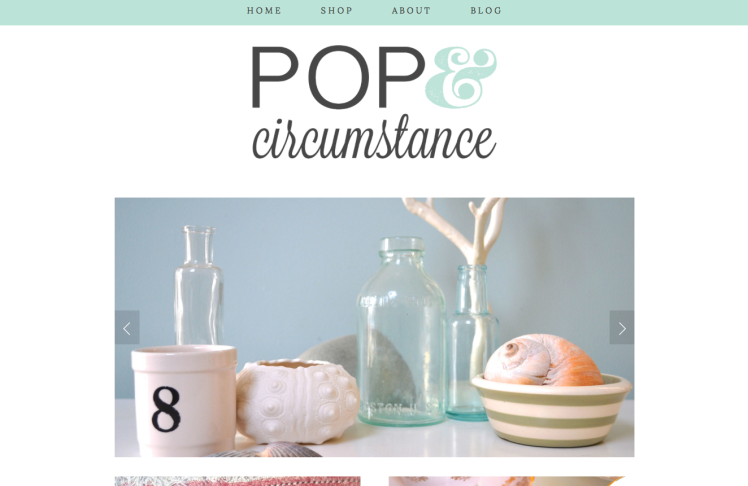 Pop & Circumstance homepage